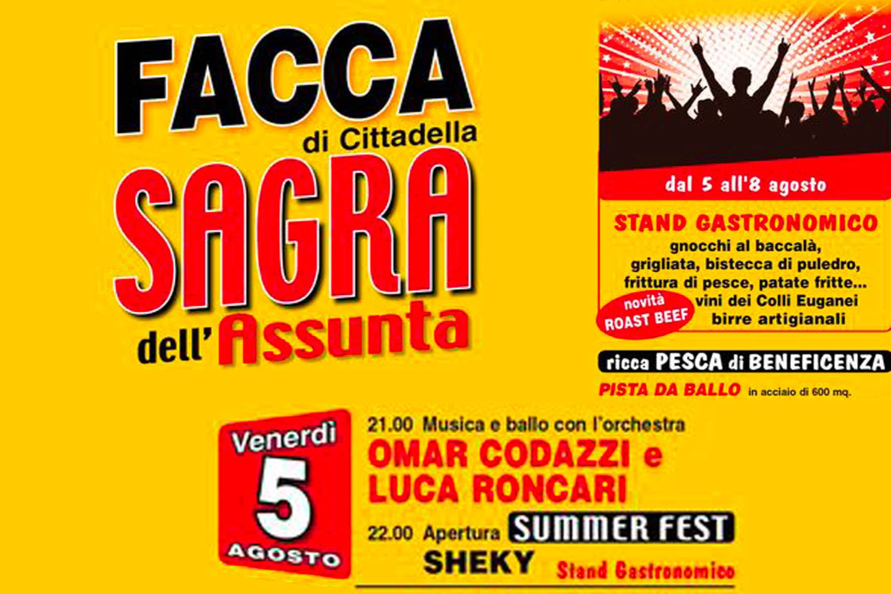 FACCA SAGRA - CITTADELLA
