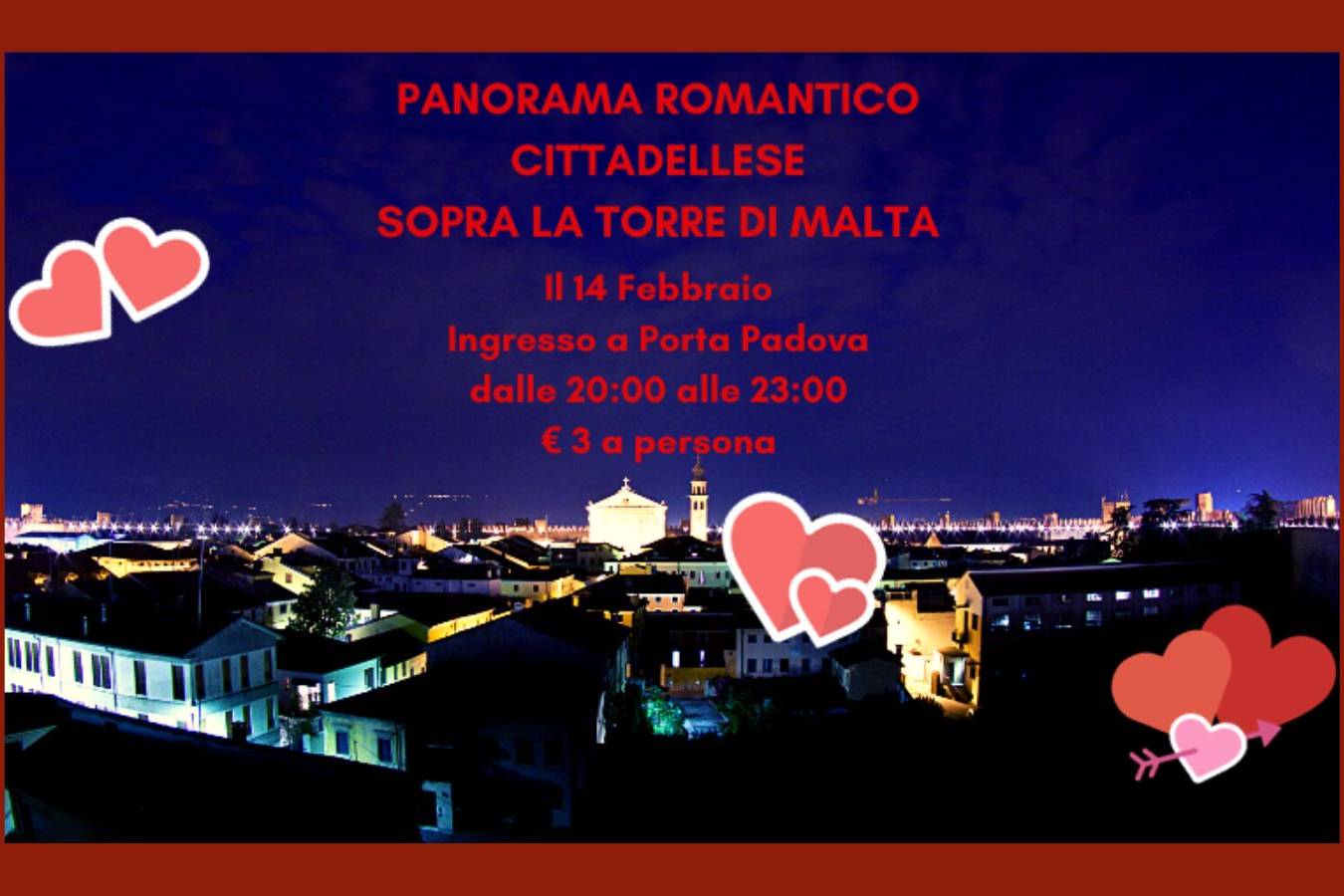 SAN VALENTINO CON PANORAMA ROMANTICO