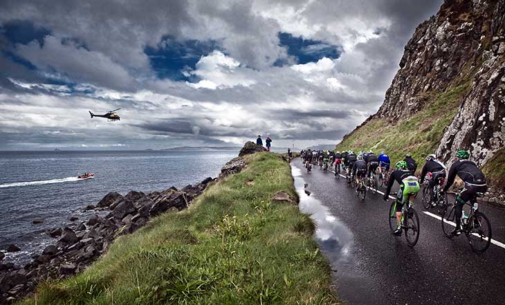 foto realizzata da poci's, gara ciclistica in riva al mare