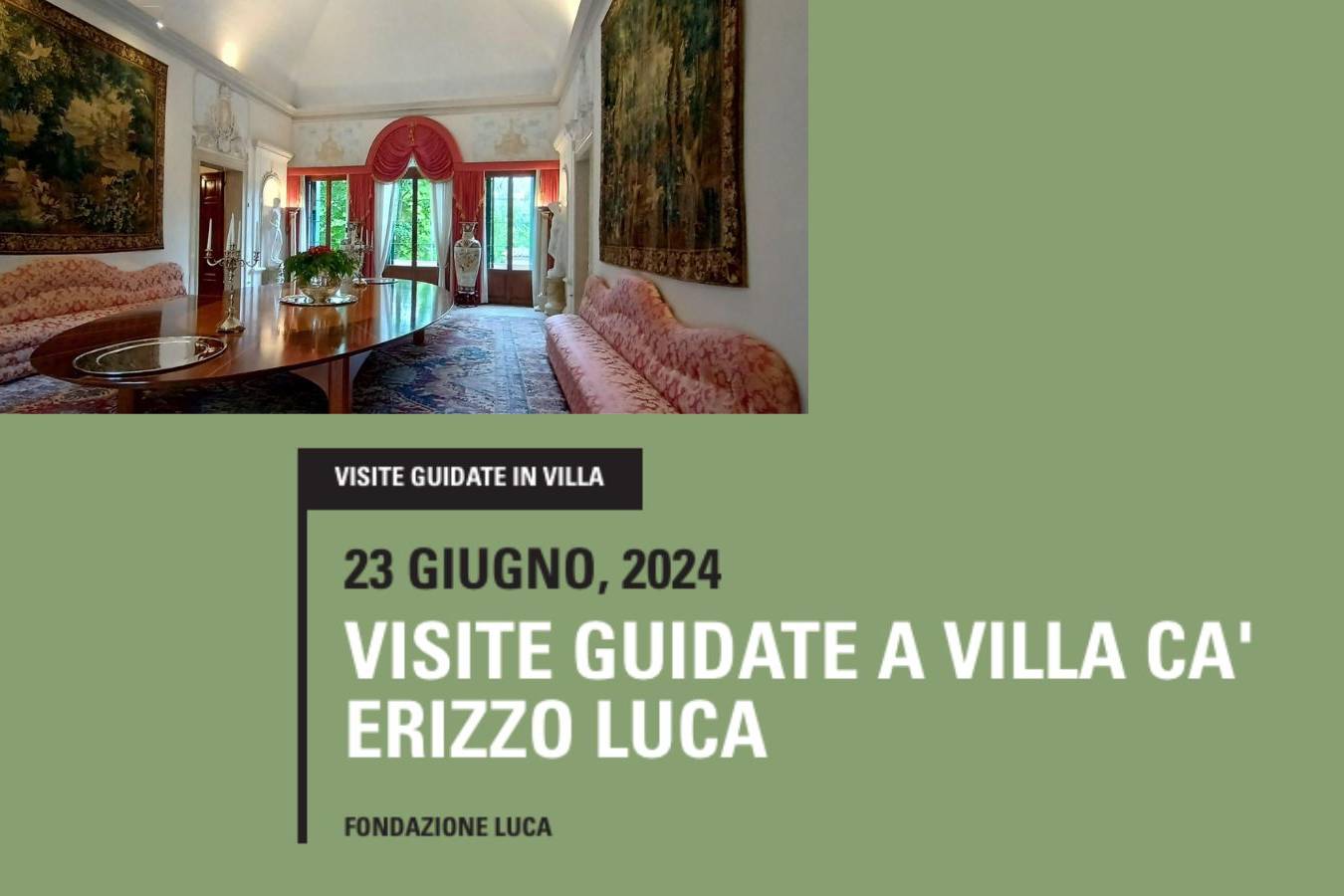 VISITE GUIDATE A VILLA CA' ERIZZO LUCA