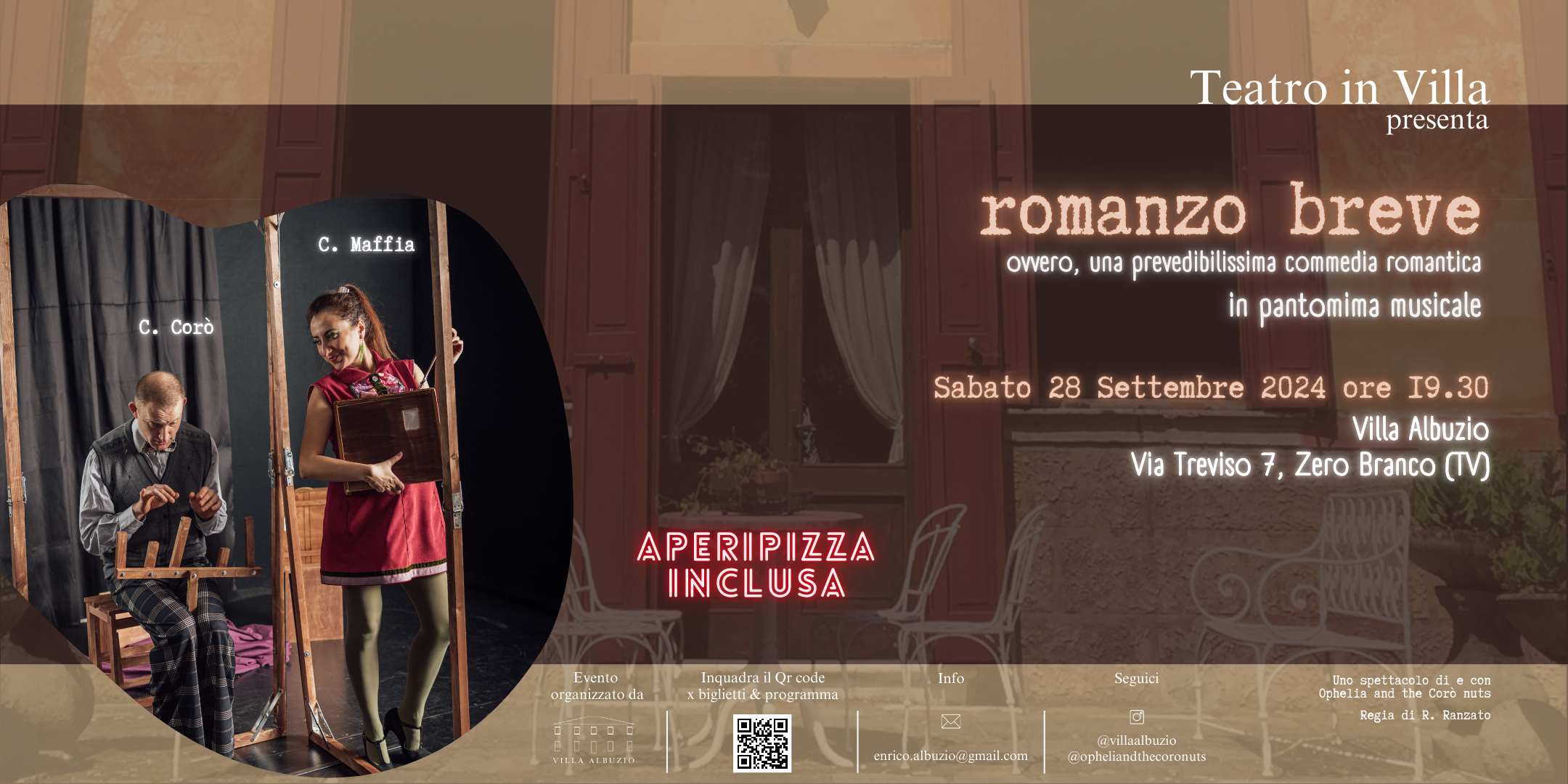 Teatro in Villa presenta: Romanzo Breve