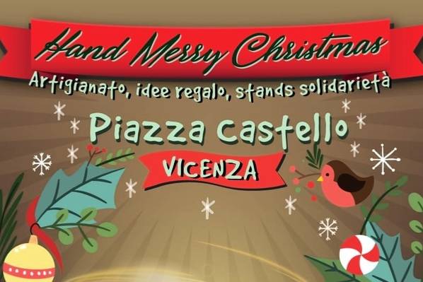 HAND MERRY CHRISTMAS