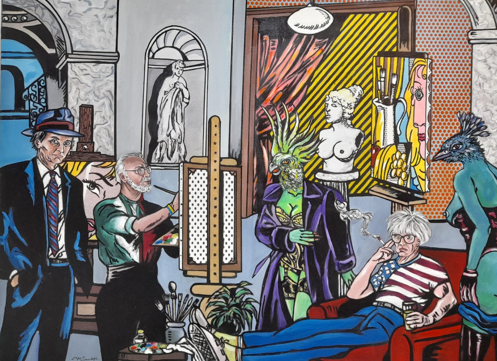 Zoomorfismo di Max Hamlet Sauvage ne La Casa degli Artisti Gallipoli       