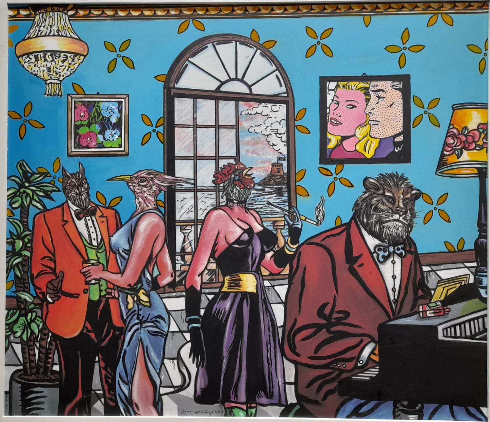 Zoomorfismo di Max Hamlet Sauvage ne La Casa degli Artisti Gallipoli       