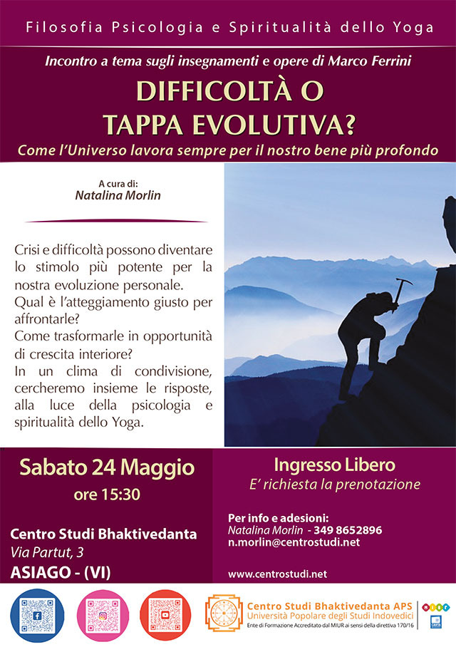 DIFFICOLTA' O TAPPA EVOLUTIVA?