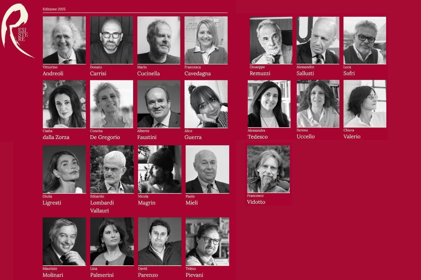 RESISTERE 2025:   Concita De Gregorio Luca Sofri