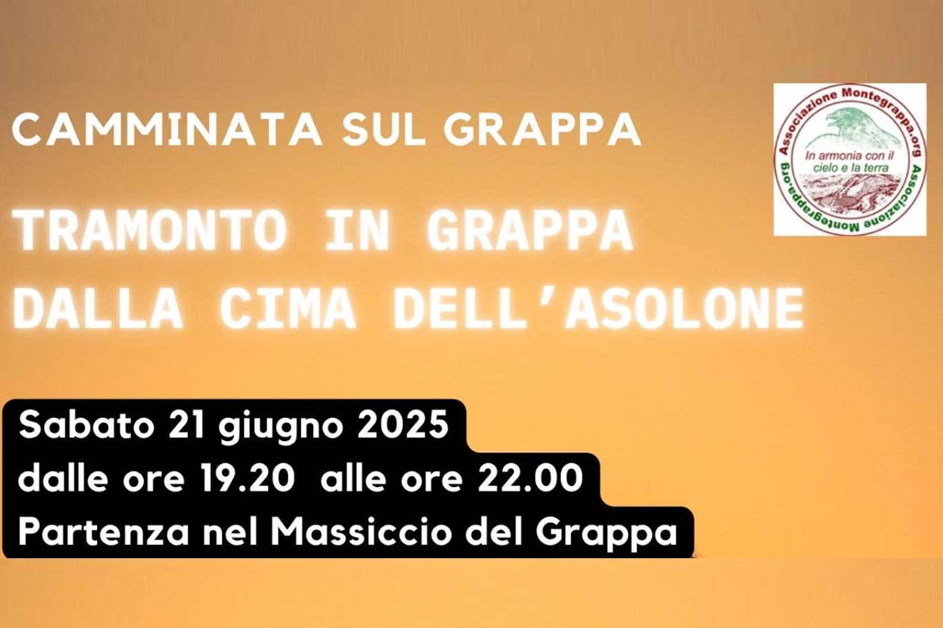 CAMMINATA AL TRAMONTO - ASSOCIAZIONE MONTEGRAPPA