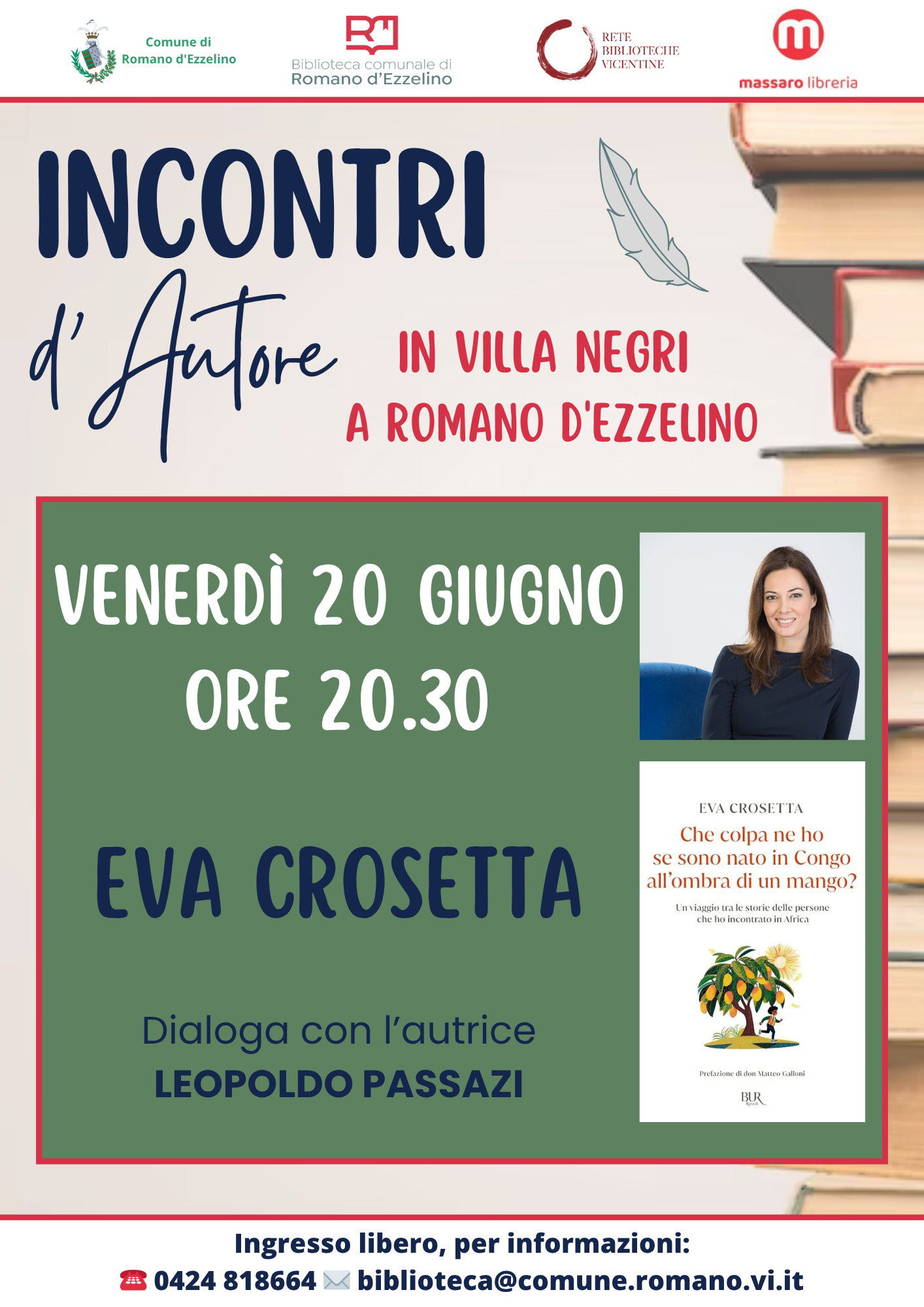 📚 𝗜𝗻𝗰𝗼𝗻𝘁𝗿𝗶 𝗱’𝗔𝘂𝘁𝗼𝗿𝗲 𝗶𝗻 𝗩𝗶𝗹𝗹𝗮 𝗡𝗲𝗴𝗿𝗶 