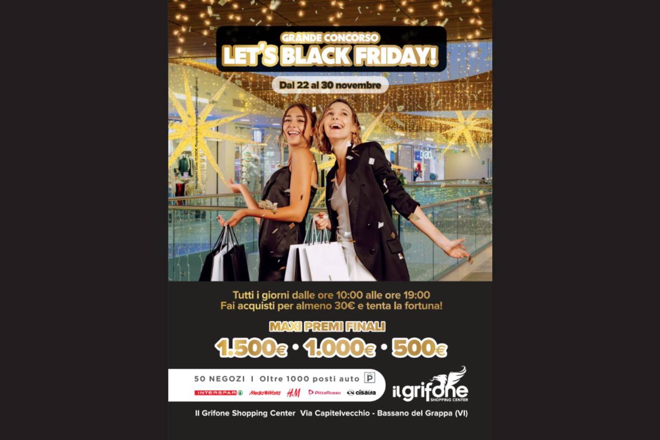 Il Grifone Shopping Center - Concorso "Let's Black Friday!"