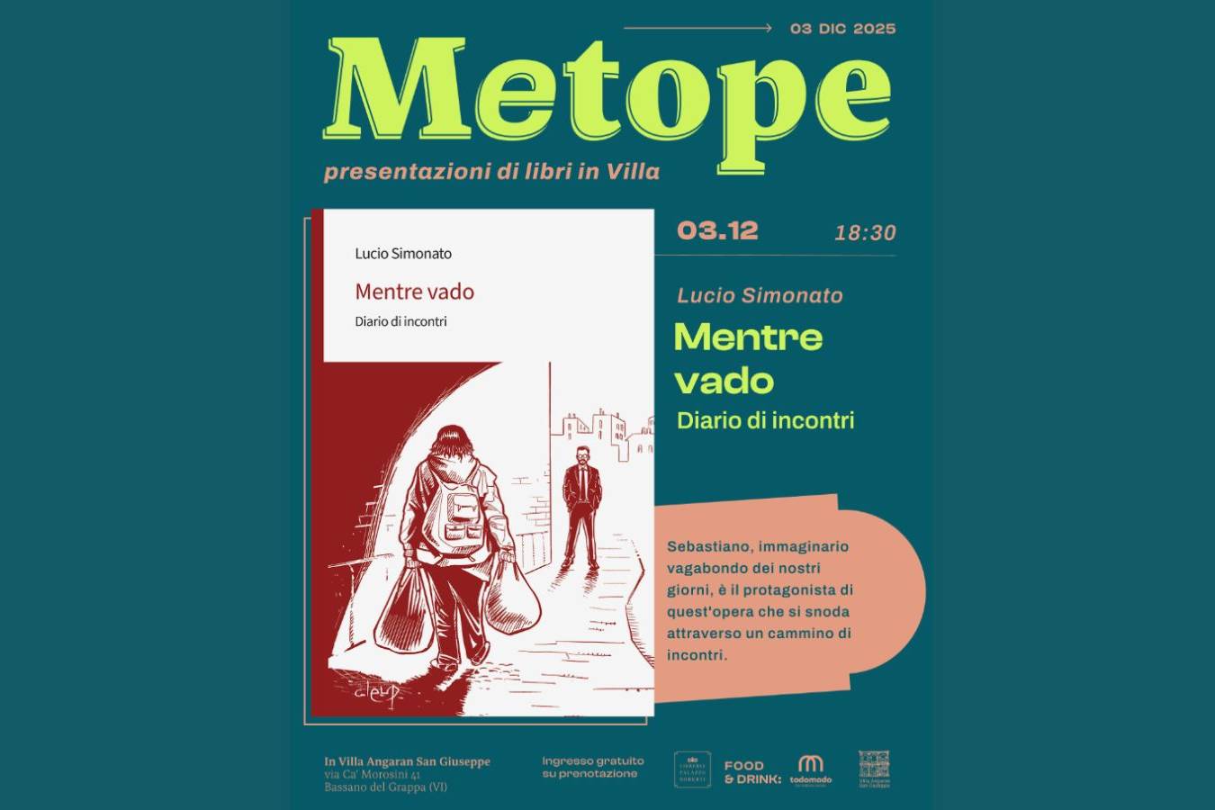 Lucio Simonato presenta Mentre vado. Diario di incontri