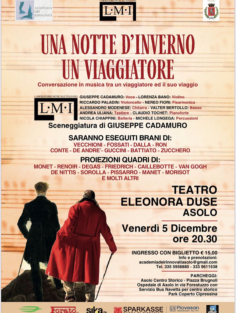 UNA NOTTE D’INVERNO UN VIAGGIATORE… GIUNGE AD ASOLO, TREVISO