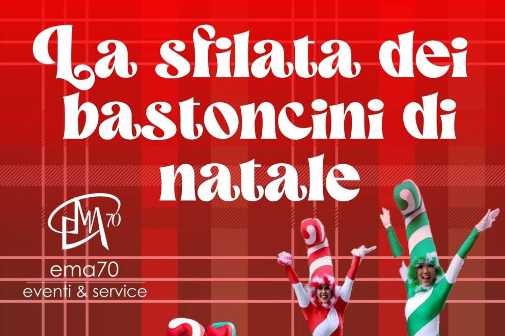 La sfilata dei bastoncini di Natale