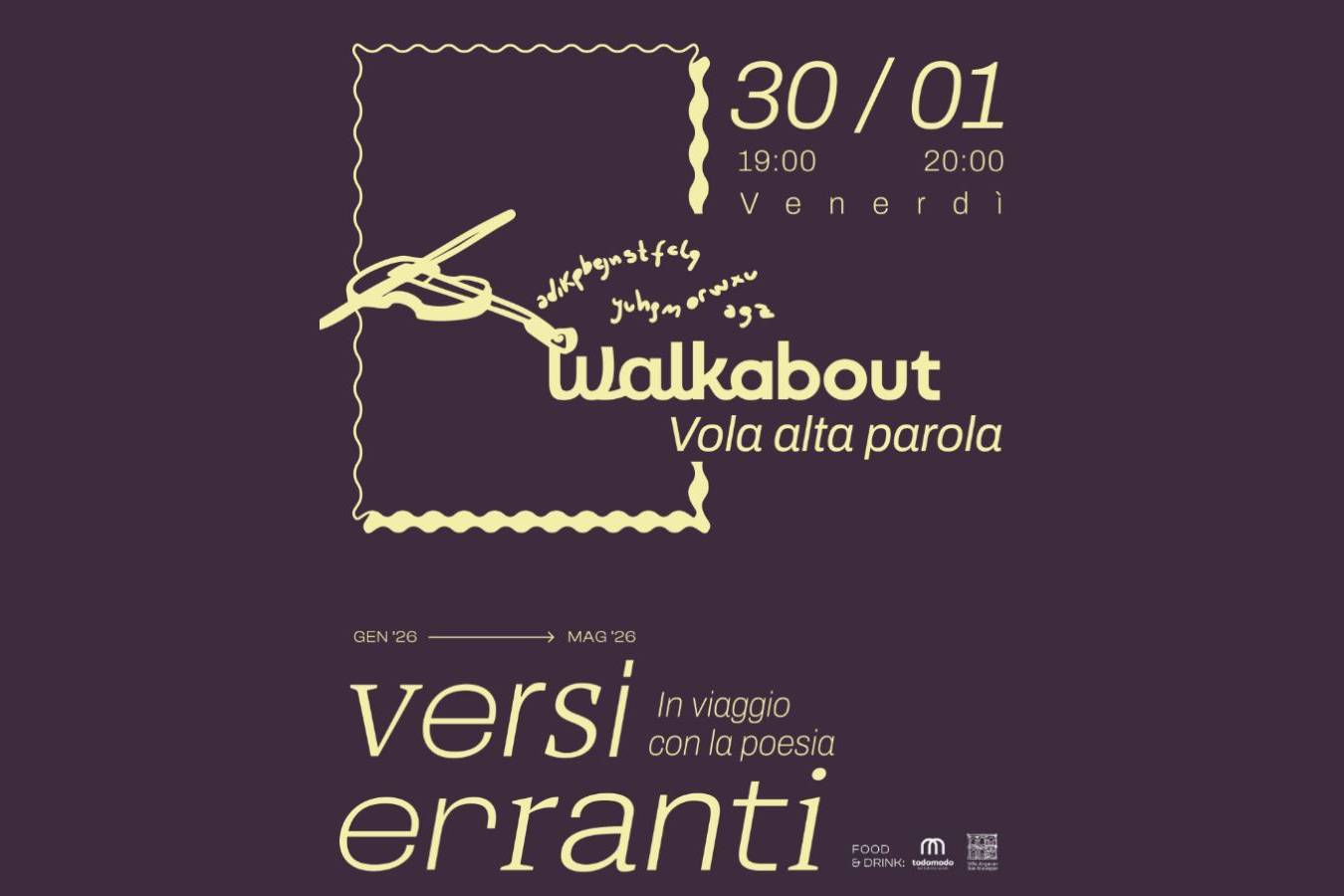 Versi Erranti incontra Walkabout Vola alta parola