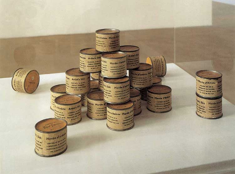 Piero Manzoni - “Merda d'artista” 1961