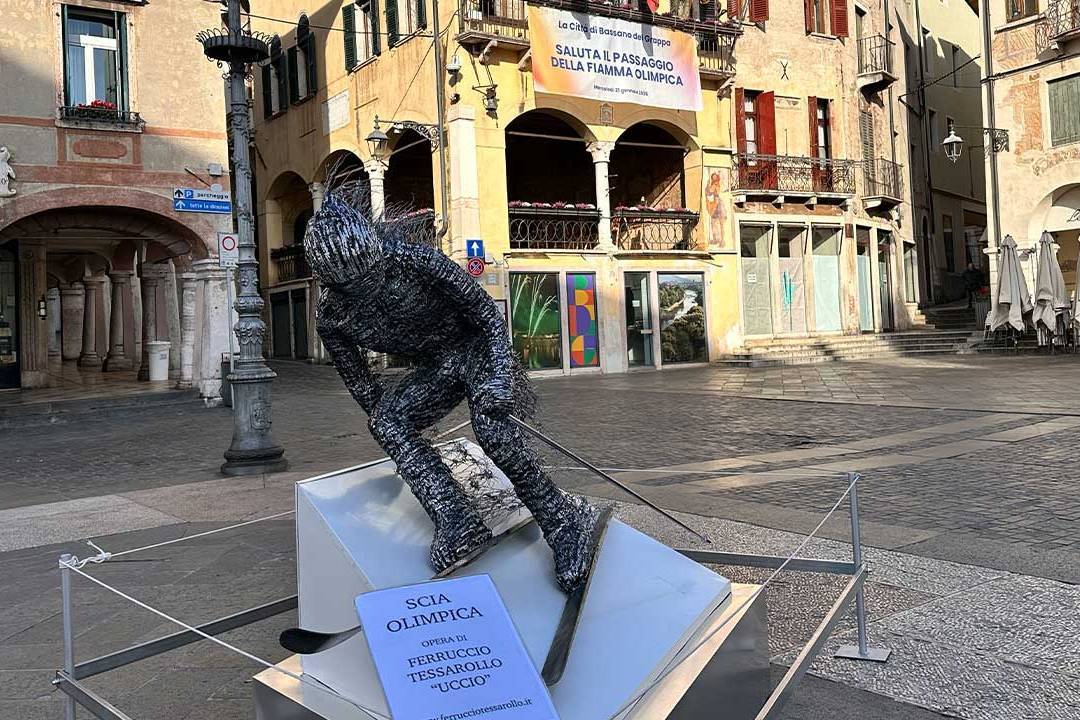 La Luce di Milano Cortina 2026 attraversa Bassano
