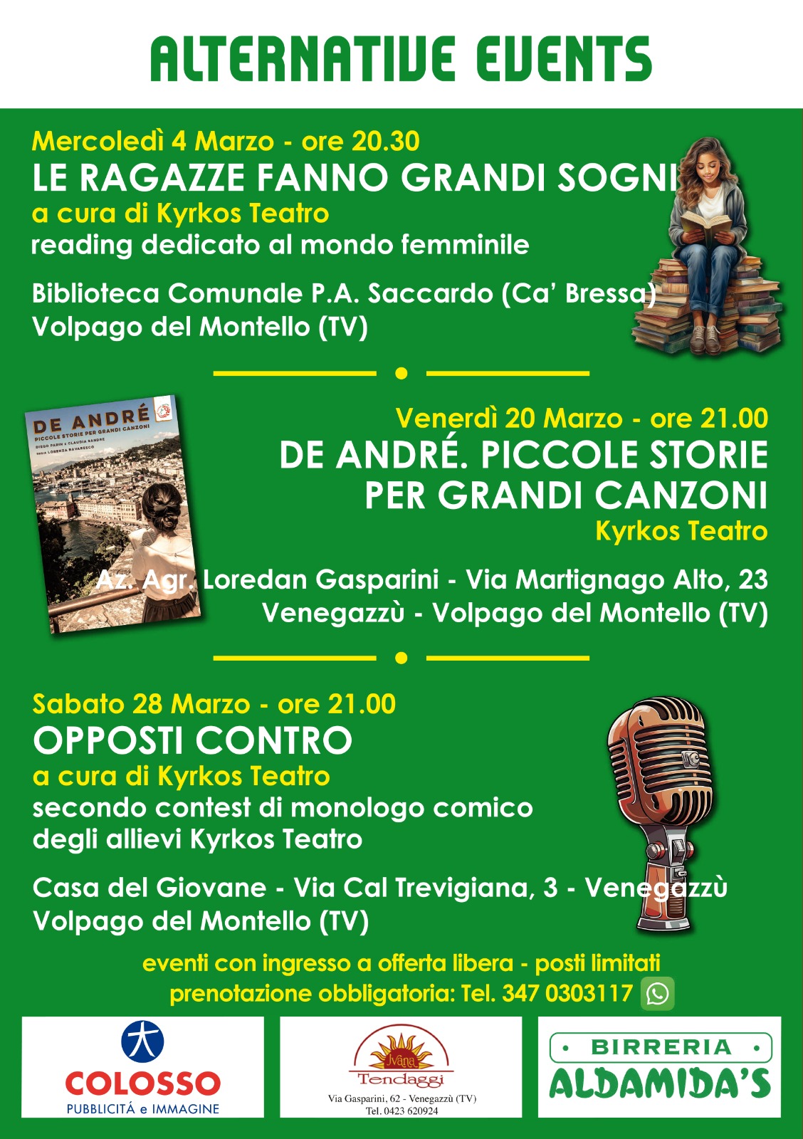 Stagione teatrale 2026 - De André: piccole storie per grandi canzoni