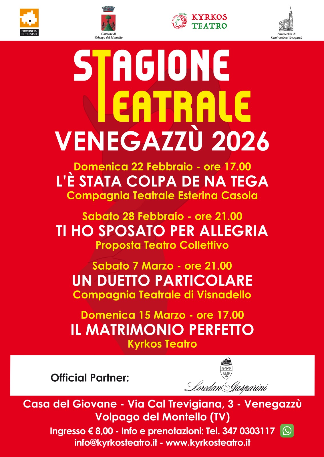 Stagione Teatrale 2026 - Opposti contro
