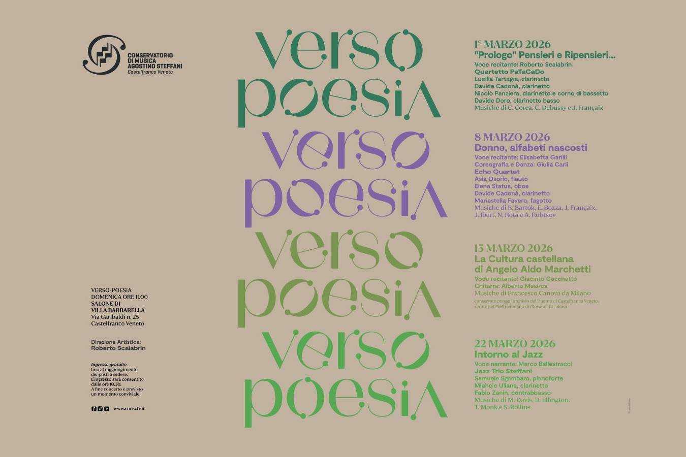 Verso Poesia - Donne, alfabeti nascosti