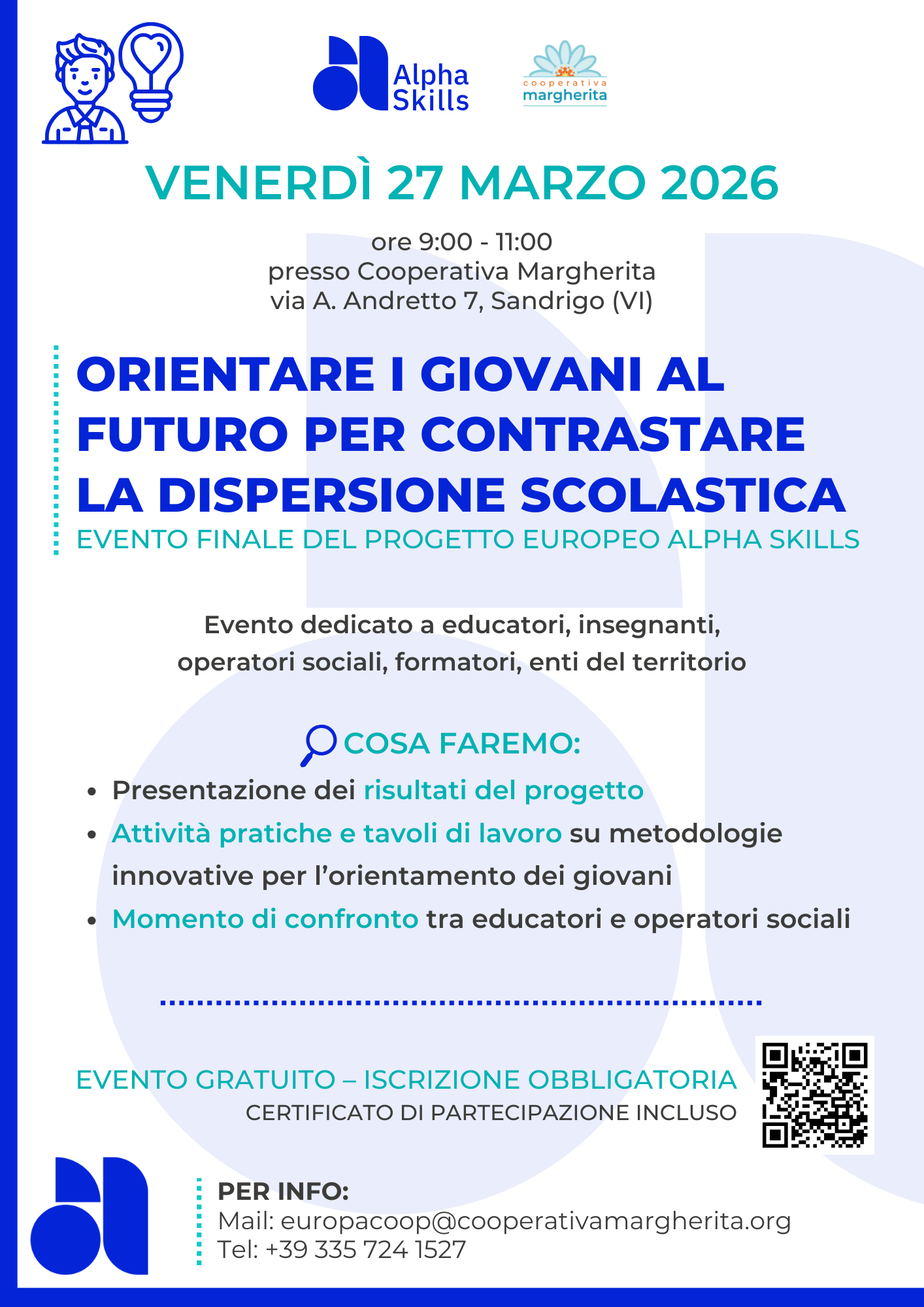 Orientare i giovani al futuro per contrastare la dispersione scolastica
