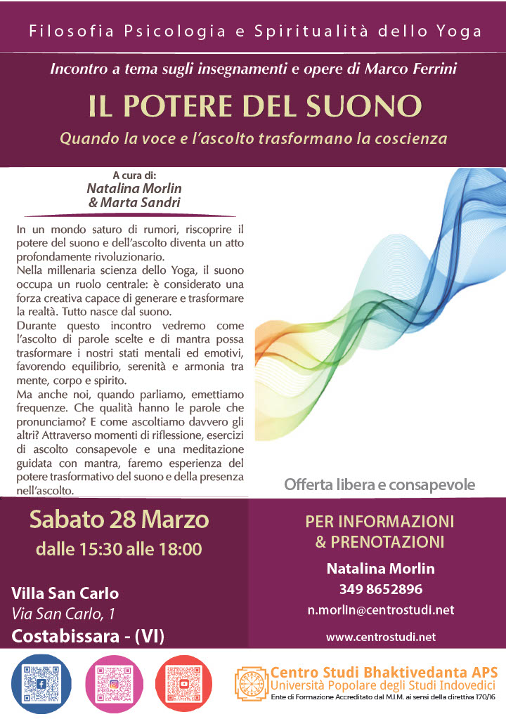 IL POTERE DEL SUONO - Quando la voce e l’ascolto trasformano la coscienza