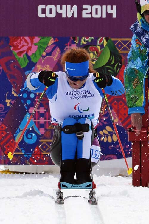 Francesca Porcellato alle Paralimpiadi invernali Soči 2014