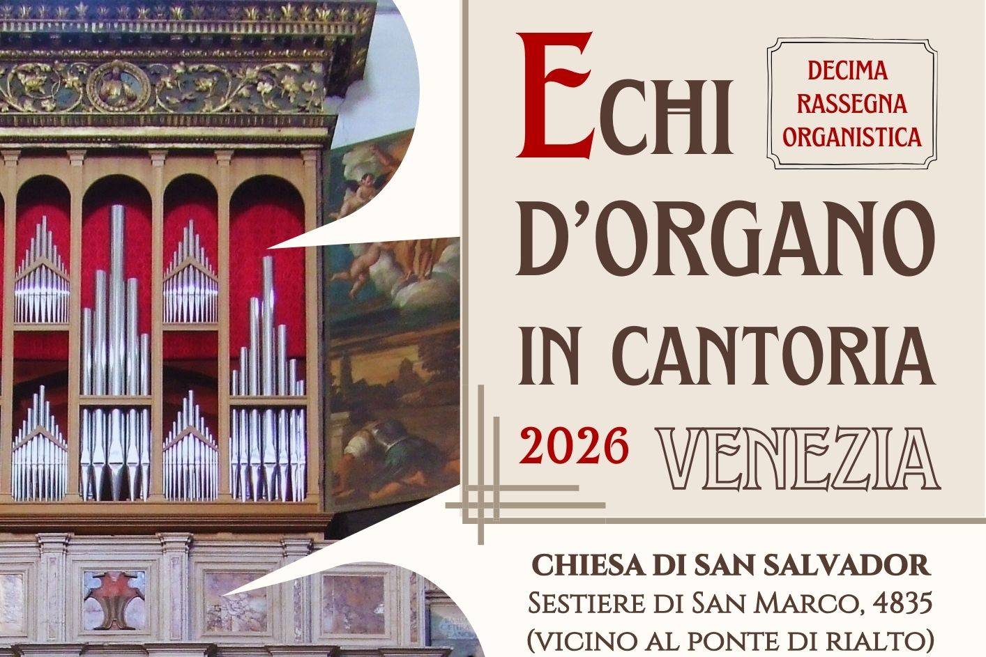 Echi d’Organo in Cantoria