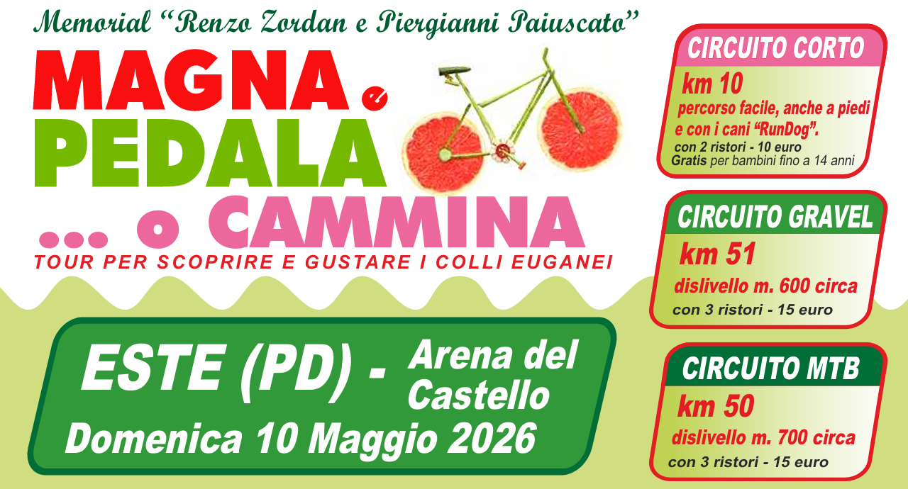 Magna & Pedala 2026 — 30° Anniversario EsteBike