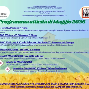 PROGRAMMA ATTIVITA DI MAGGIO 2026