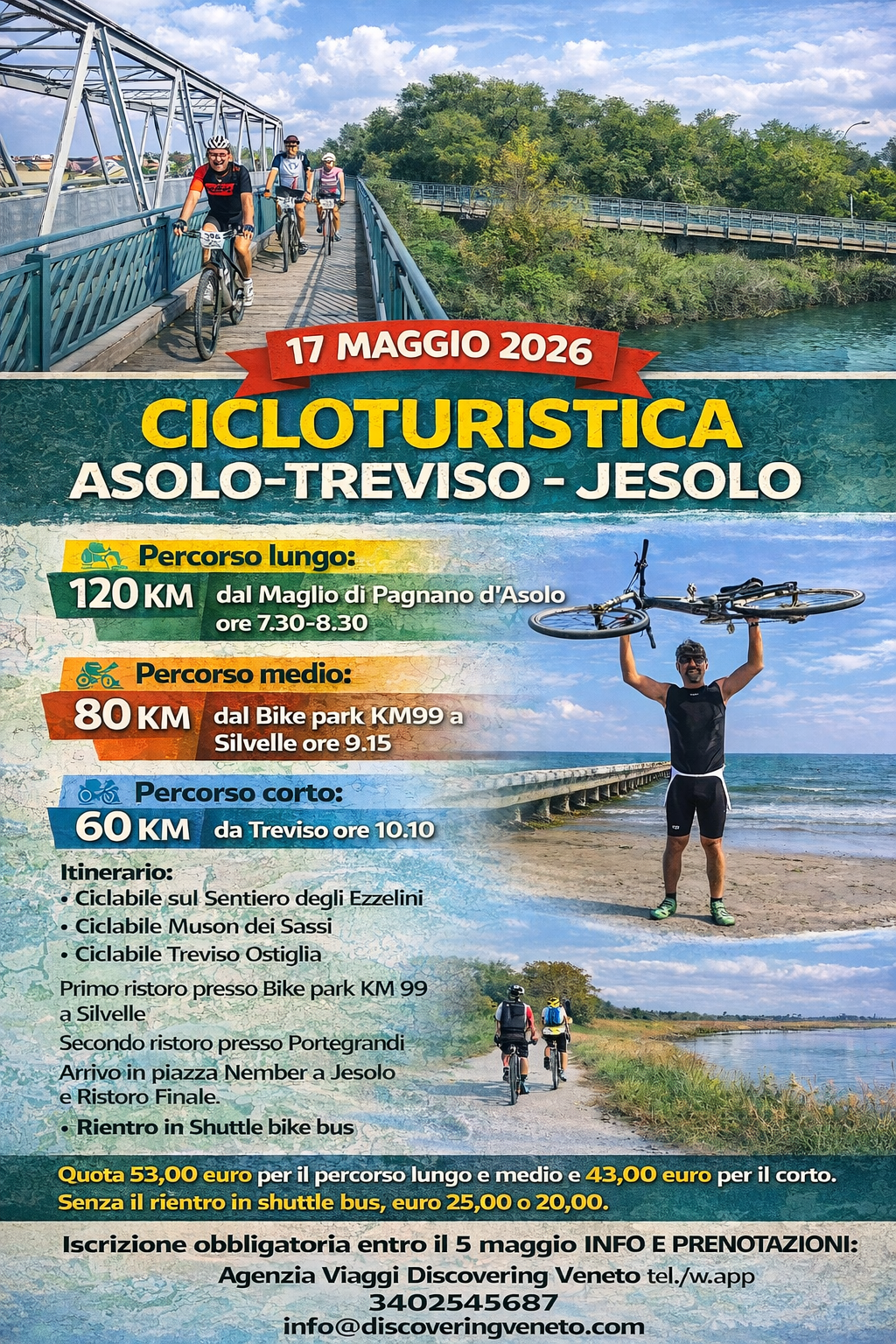 Cicloturistica Asolo-Treviso-Jesolo