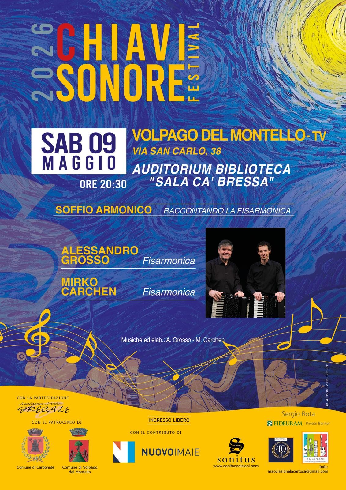 Soffio Armonico: raccontando la fisarmonica - Chiavi Sonore 2026