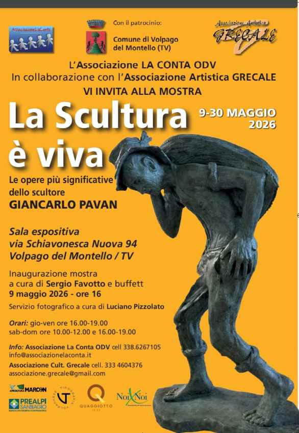 Inaugurazione della mostra "LA SCULTURA È VIVA"