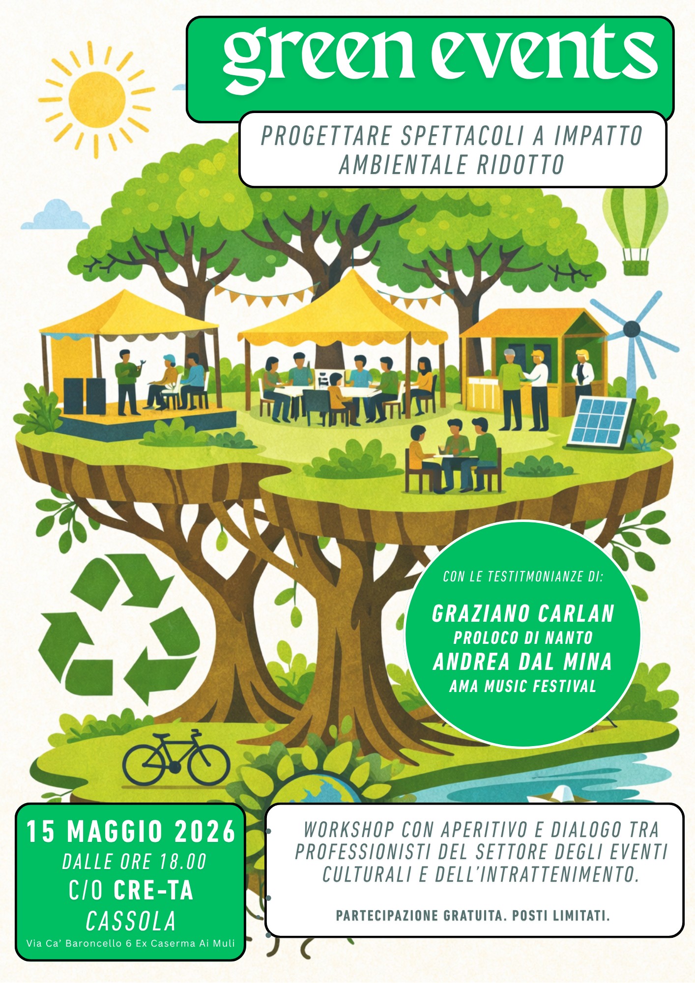 Green Events – progettare spettacoli a impatto ambientale ridotto