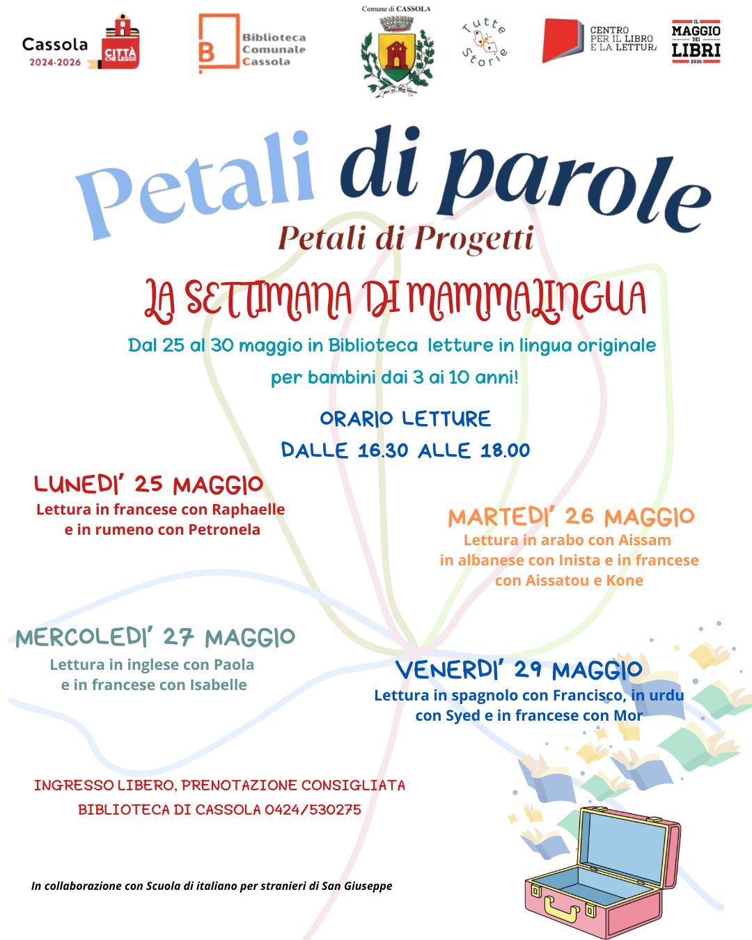 Petali di Parole - Mammalingua in biblioteca