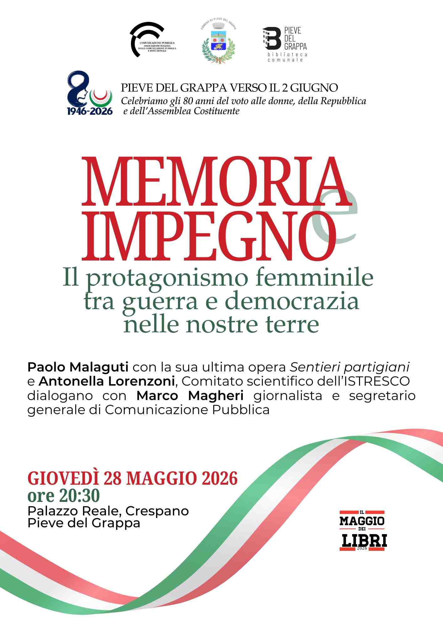 CRESPANO: PRESENTAZIONE LIBRO autore Paolo Malaguti