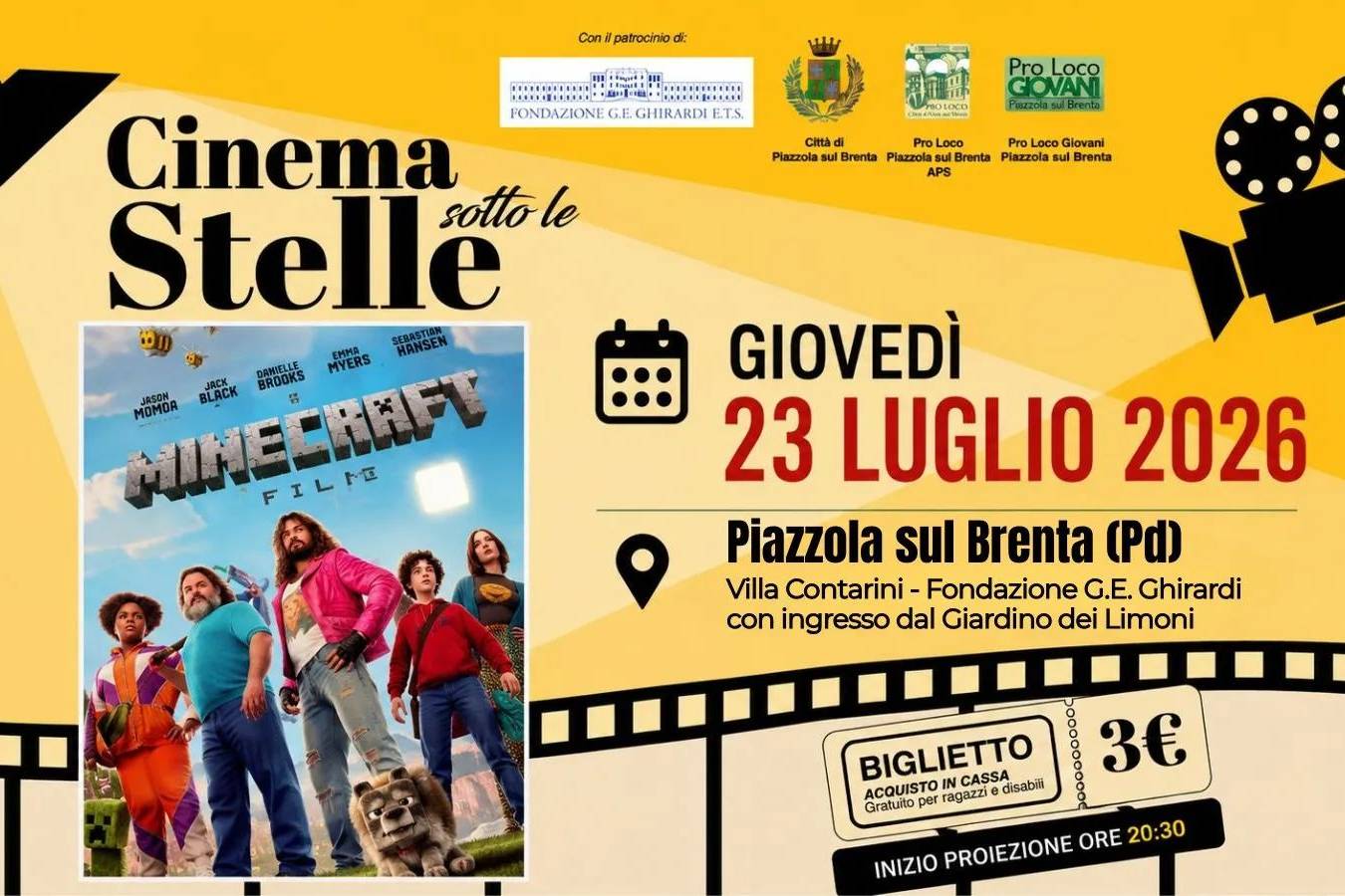 Cinema sotto le Stelle: Minecraft il Film