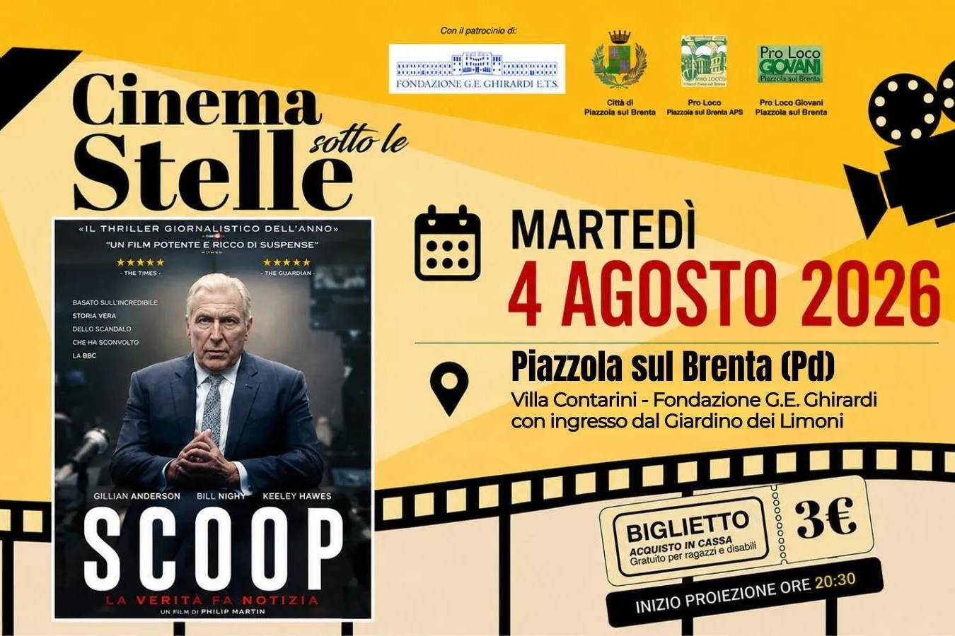 Cinema sotto le Stelle: Scoop