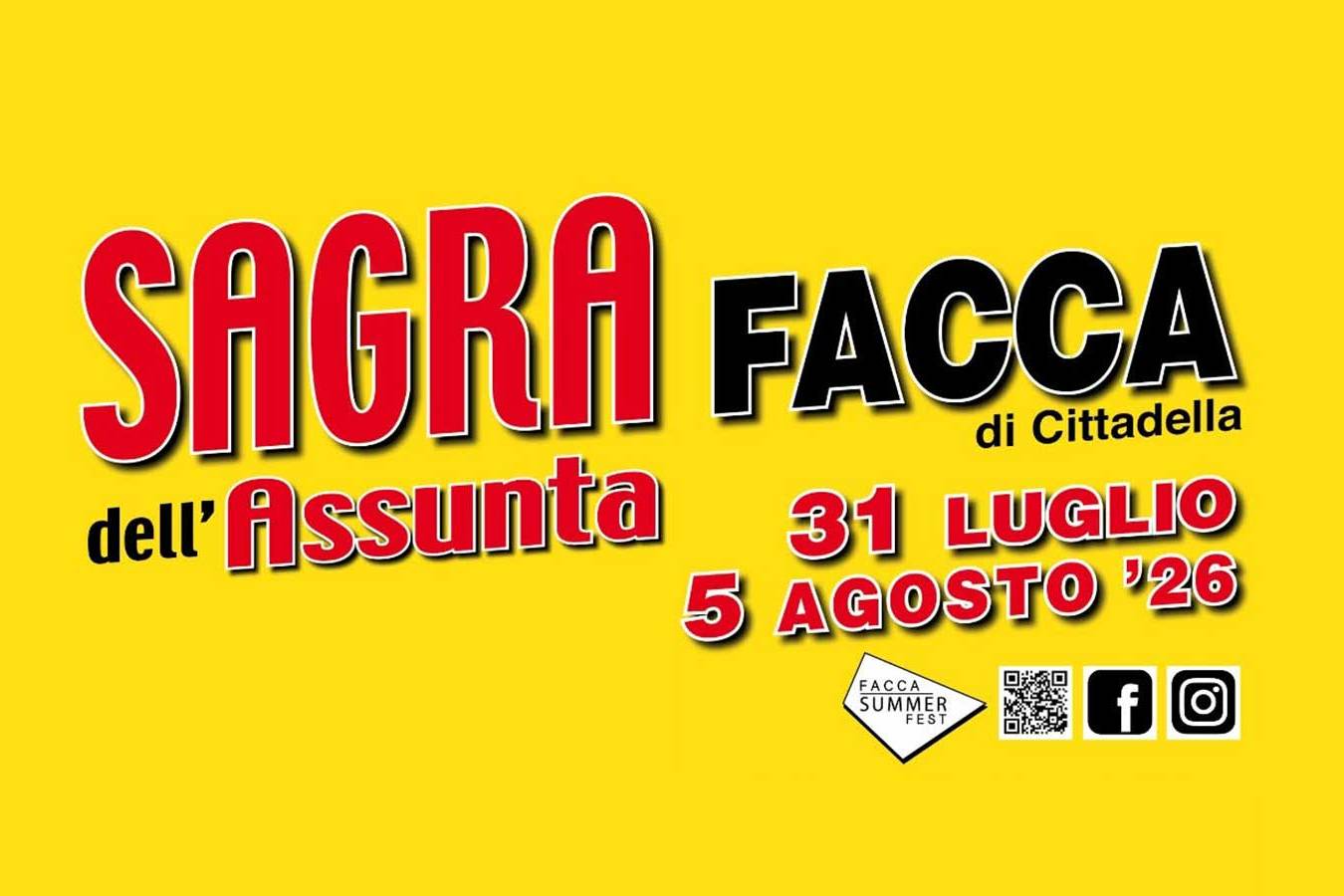 Sagra dell’Assunta 2026 - Facca di Cittadella