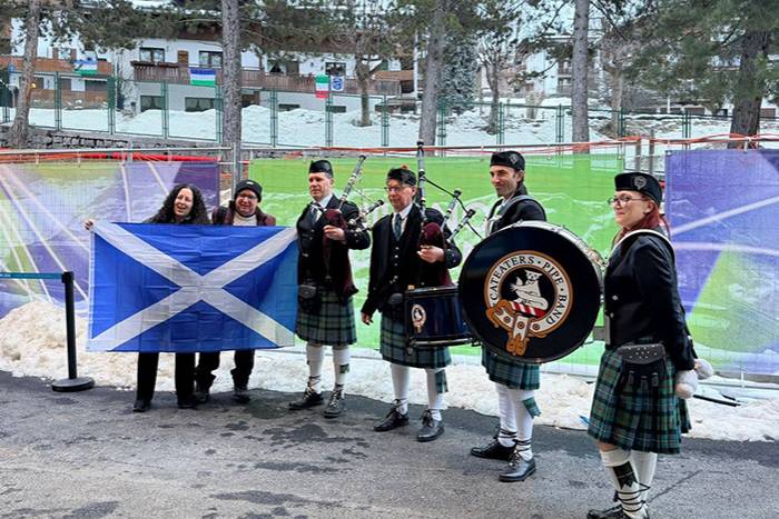 Cateaters Pipe Band in concerto