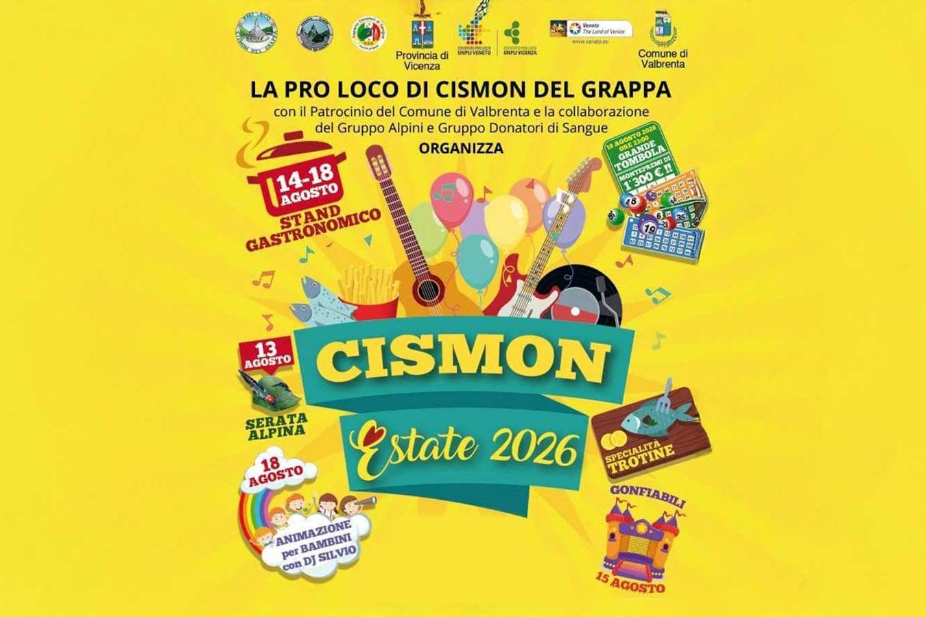 Cismon Estate 2026 a Cismon del Grappa