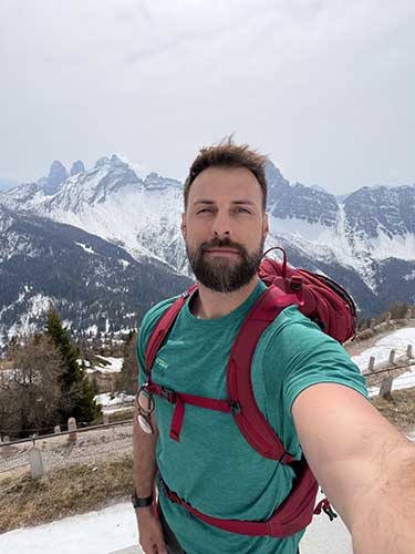 Marko in montagna