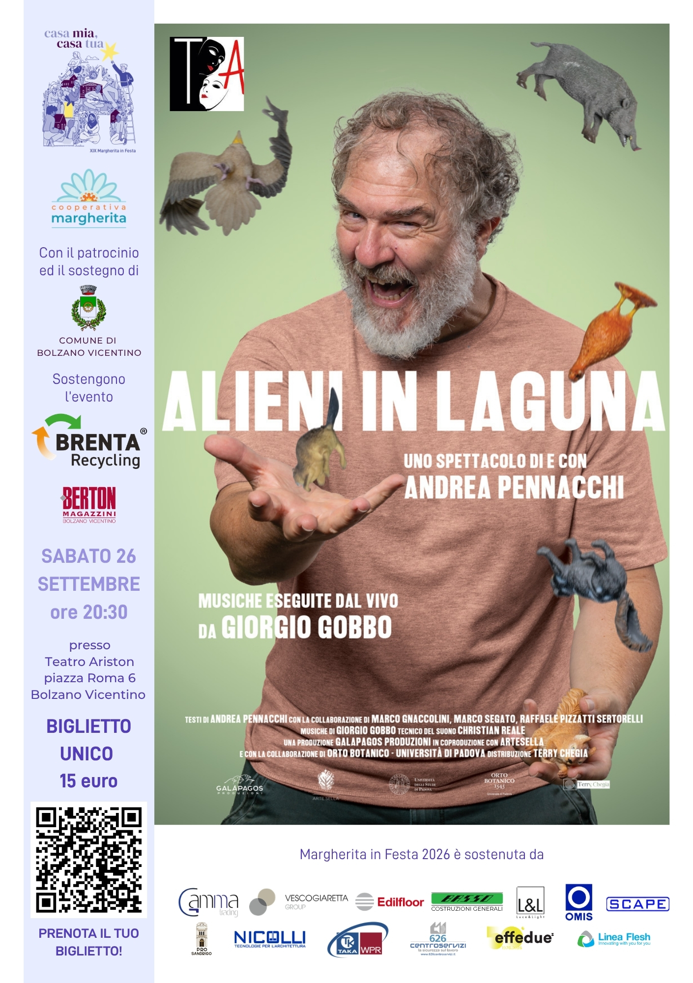 Alieni in Laguna di e con Andrea Pennacchi