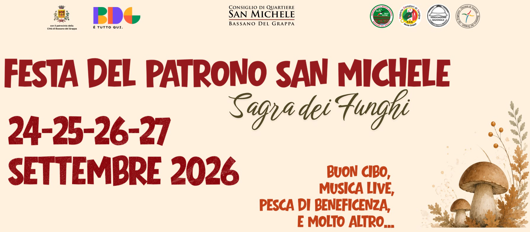 Festa del Patrono San Michele e Sagra dei Funghi