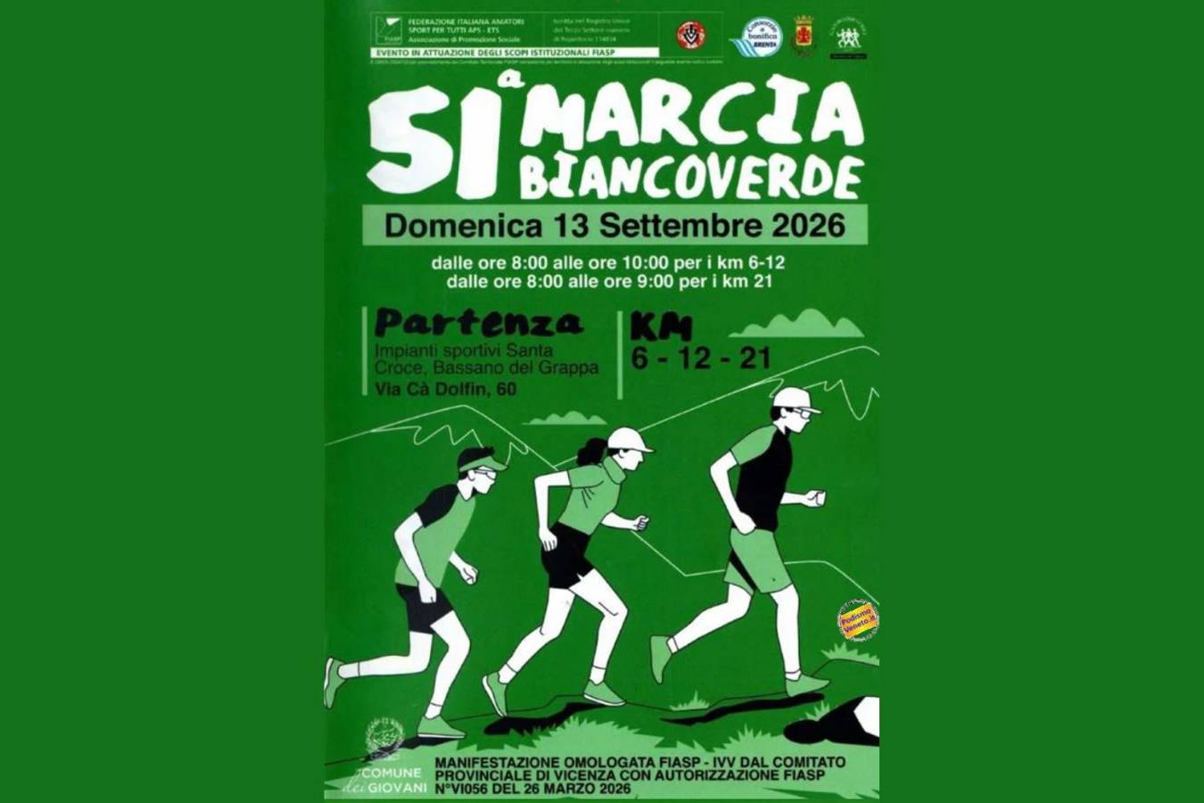 51^ Marcia Biancoverde