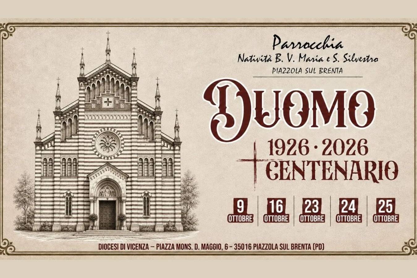 Centenario del Duomo di Piazzola