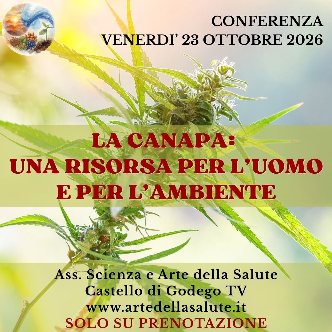 Conferenza: Canapa, una risorsa per l’uomo e per l’ambiente