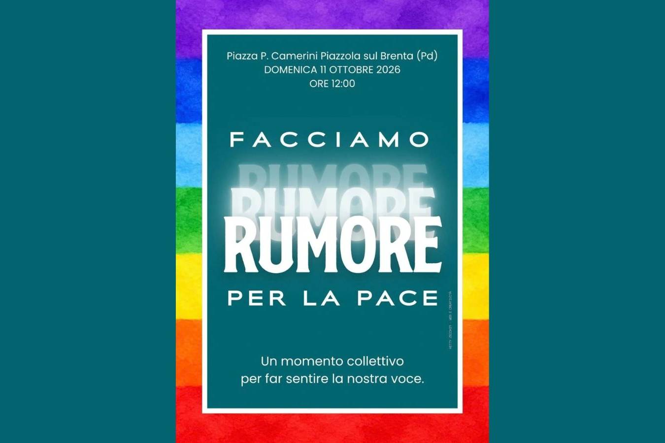Facciamo RUMORE per la pace