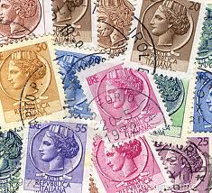 Francobolli timbrati, anche ordinari, comuni, doppioni, per promozione.