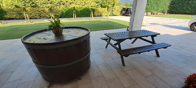 BOTTE-TINA IN CASTAGNO DA GIARDINO