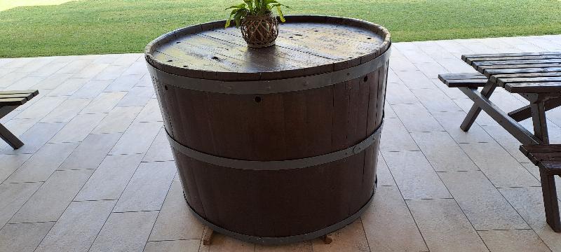 BOTTE-TINA IN CASTAGNO DA GIARDINO