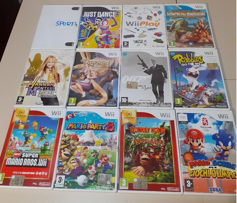 GIOCHI E ACCESSORI ORIGINALI NINTENDO Wii